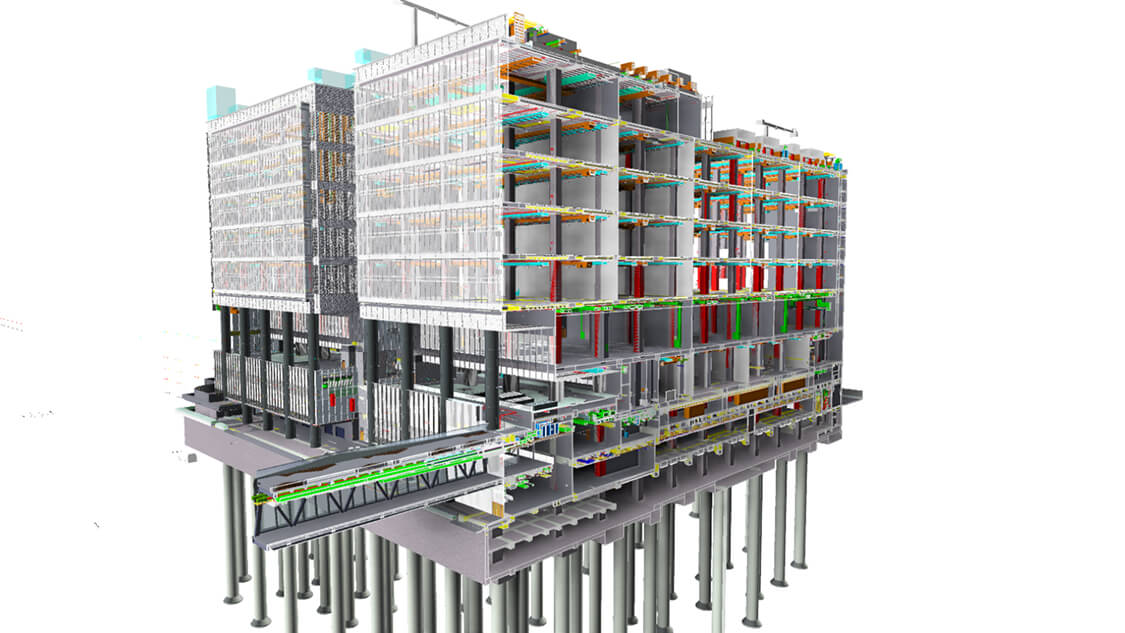 Advanced Manufacturing Centre - federated model cross section view