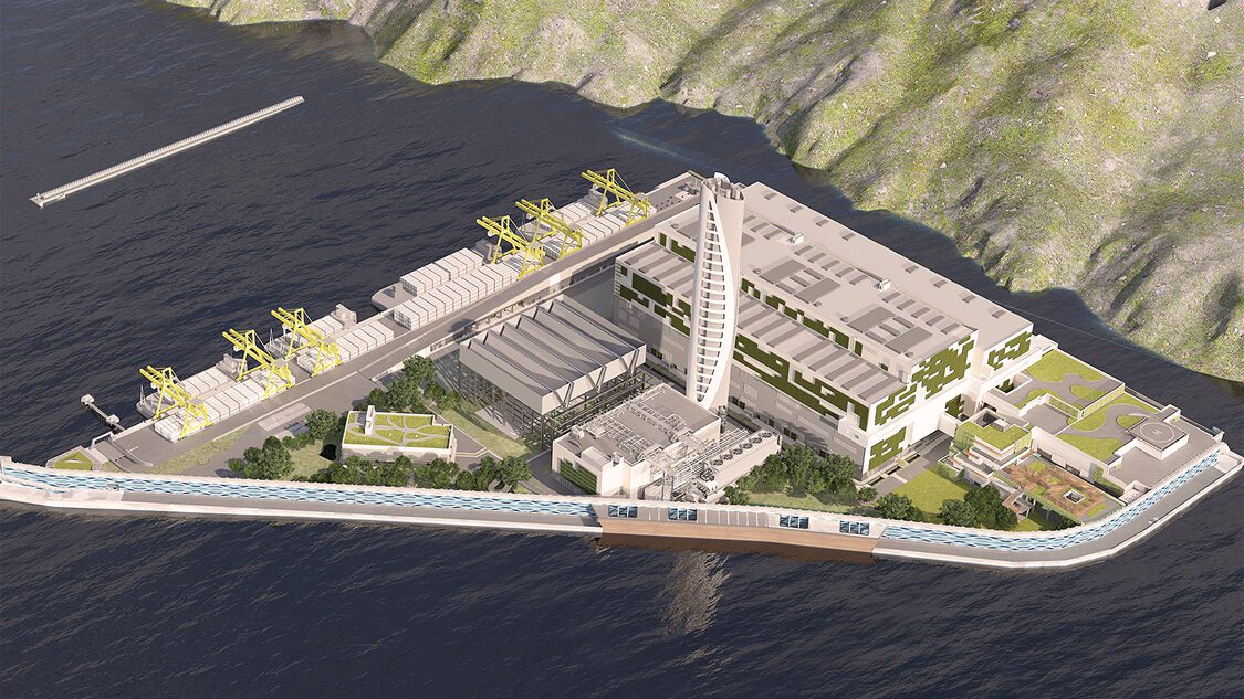 Integrated Waste Management Facility Phase 1 - overall site bird’s eye