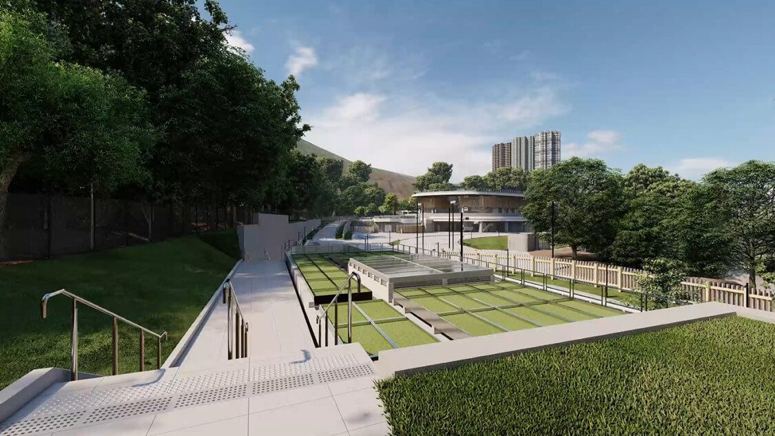 Shek Mun Columbarium - architecture garden of remembrance