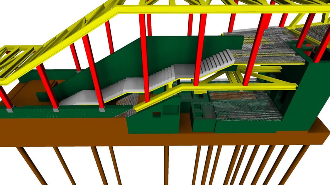 Sung Wong Toi Station Pedestrian Link - PAK TAI STREET ENTRANCE WITH REBAR PHOTOMERGE