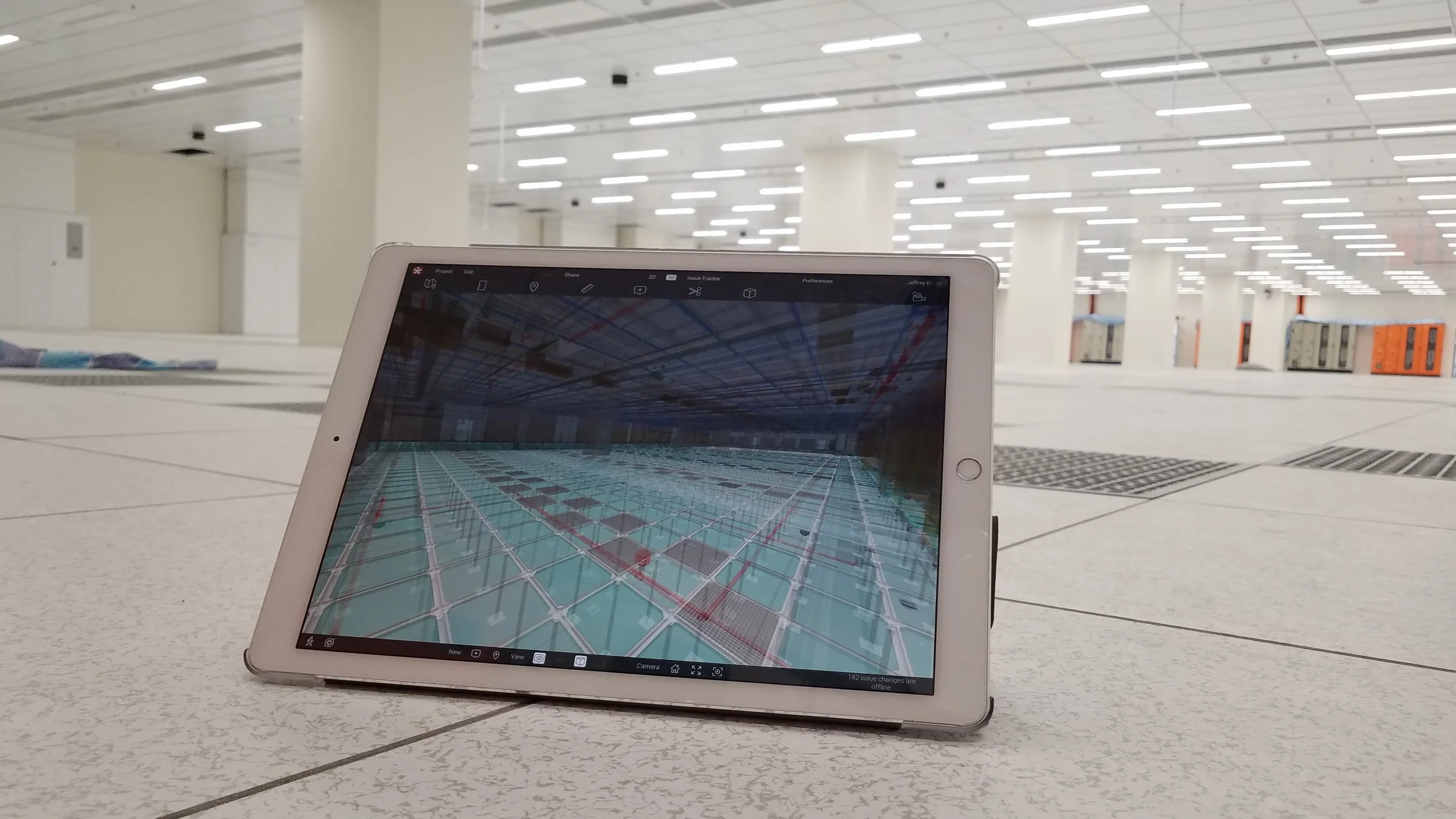 Revizto on and Ipad for Site Walks