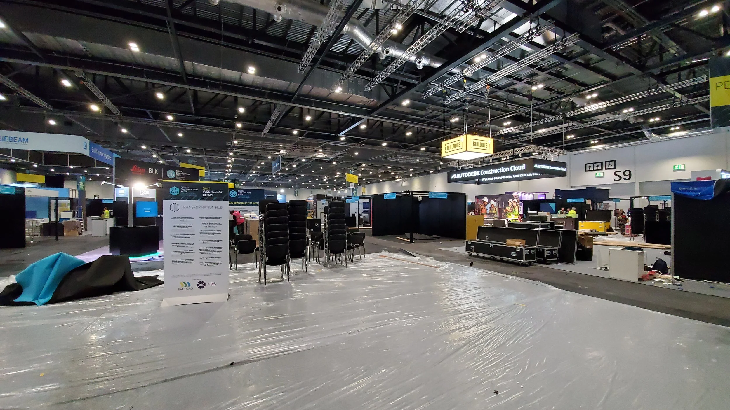 Event setup, they sure do work fast!