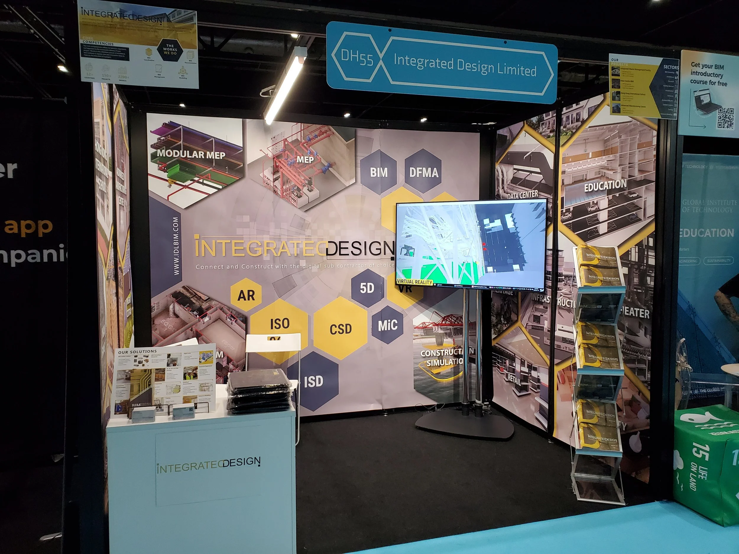 Booth is setup and ready!
