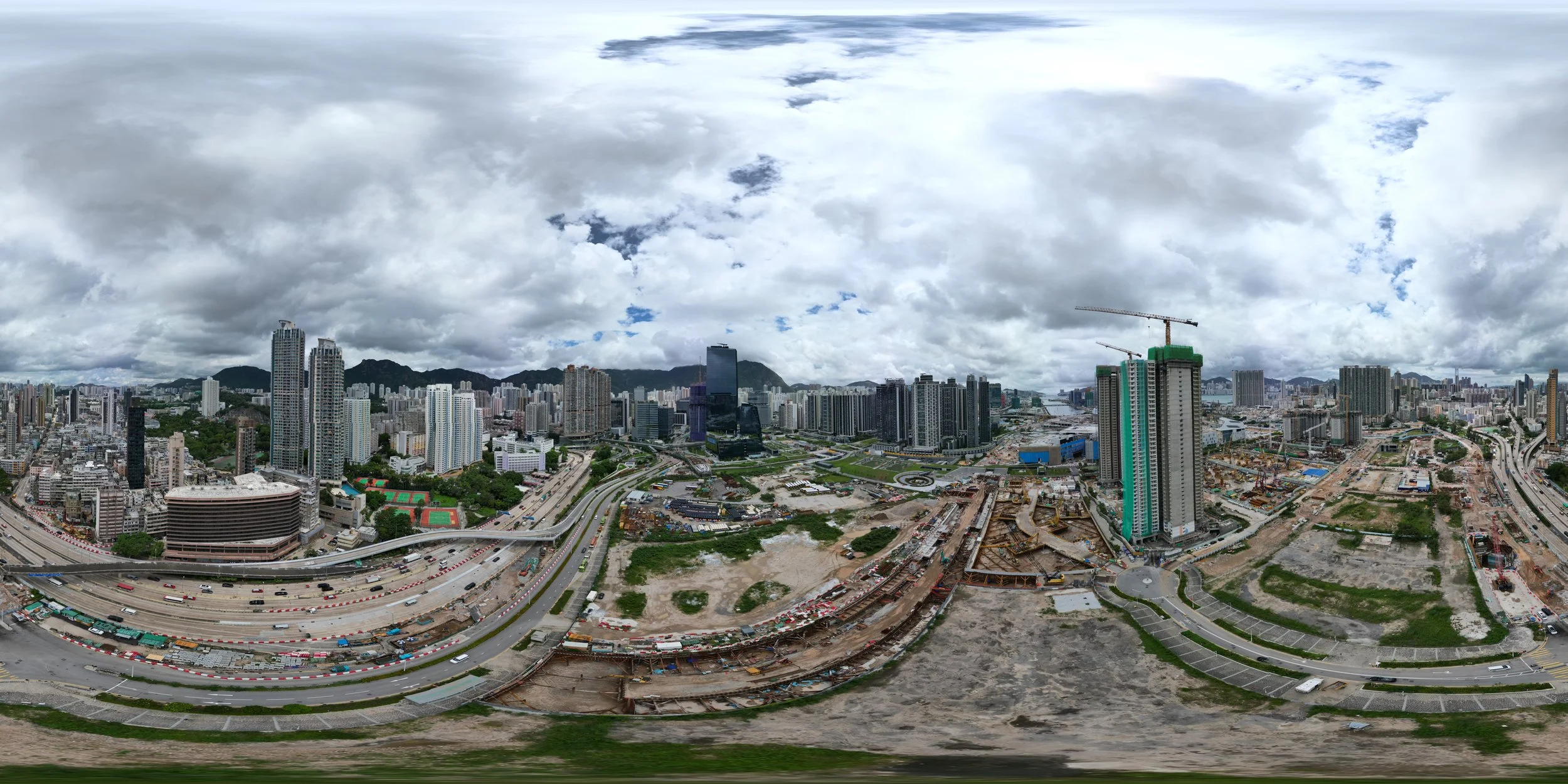 Example of an Aerial 360 Degree Photo